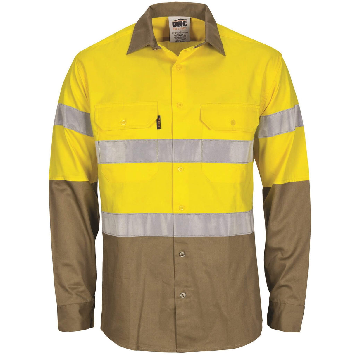 3784 HiVis Lightweight Cool-Breeze Vented Shirt Taped