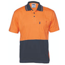 3845 HiVis Cool-Breeze Cotton Jersey Polo Shirt - Short Sleeve