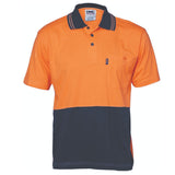 3845 HiVis Cool-Breeze Cotton Jersey Polo Shirt - Short Sleeve