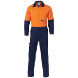 3852 HiVis Cool-Breeze 2-Tone Lightweight Cotton Coverall