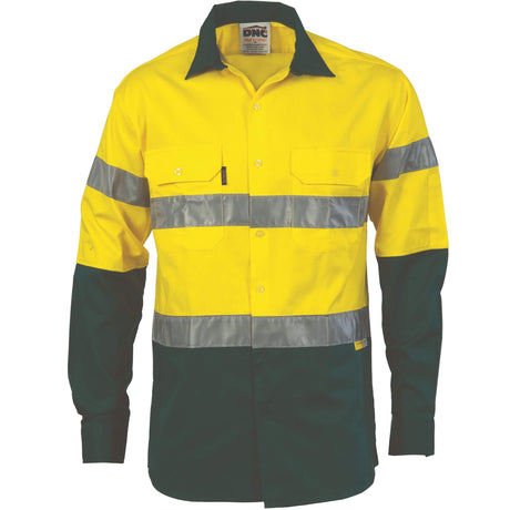3886 HiVis Cool-Breeze Cotton Shirt Taped