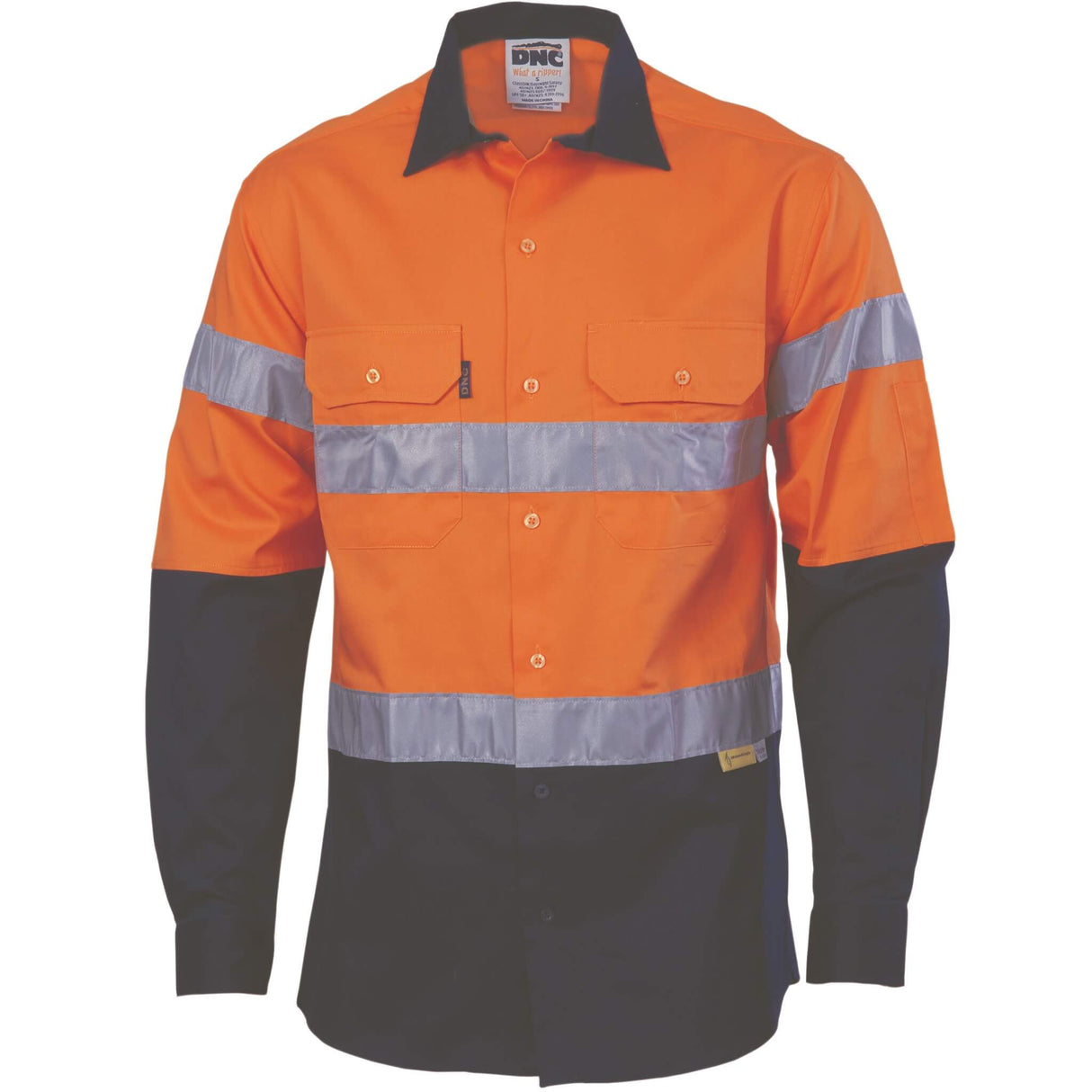 3886 HiVis Cool-Breeze Cotton Shirt Taped