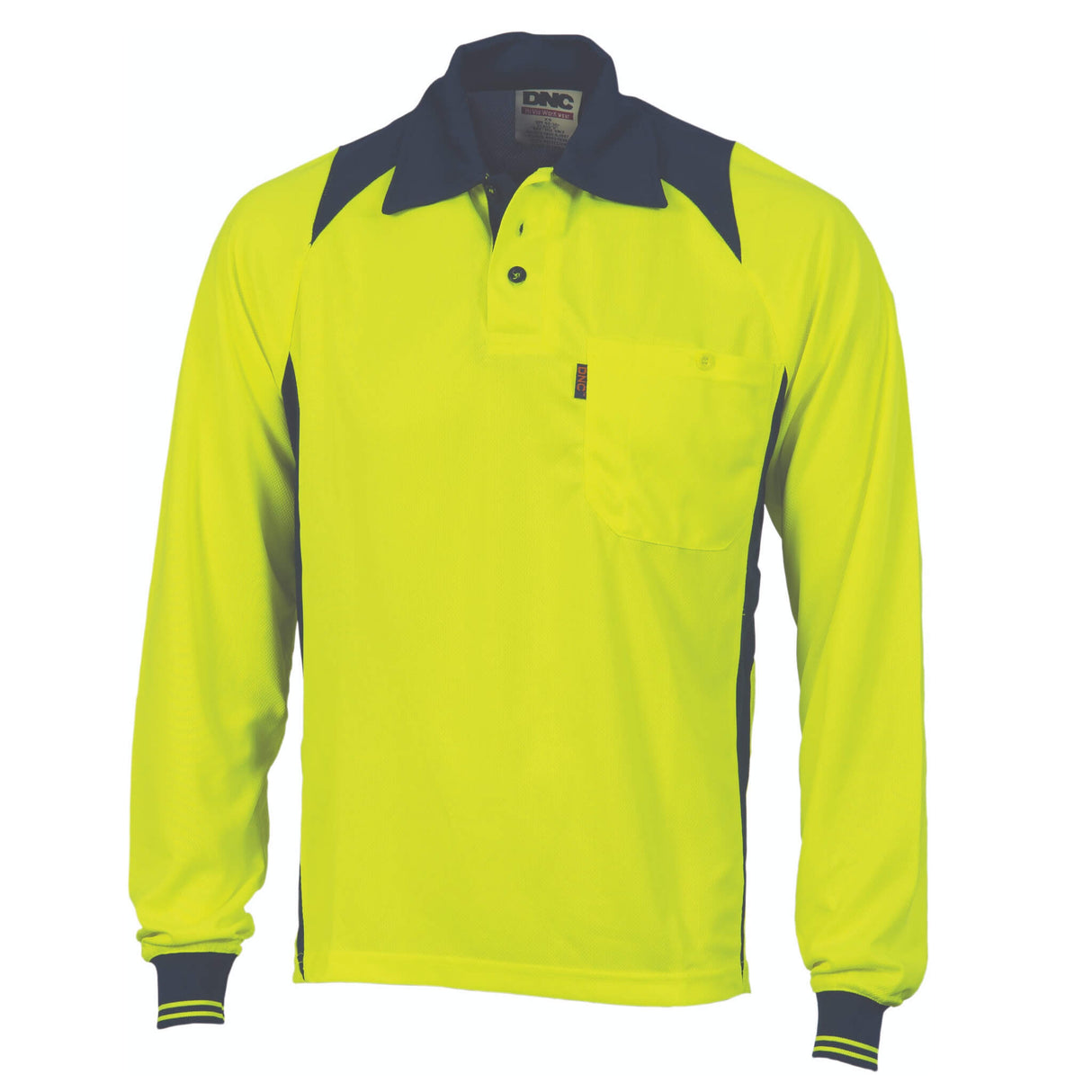 3894 Cool Breathe Action Polo Shirt - Long Sleeve