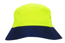 Headwear Luminescent Safety Bucket Hat (3929)