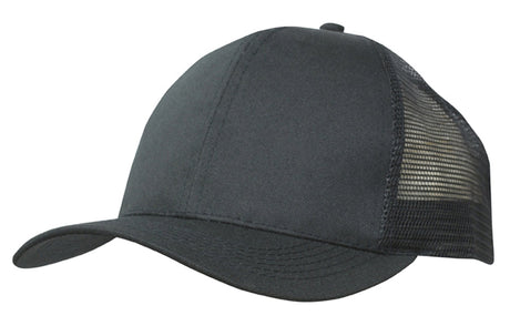 Headwear Organic brushed Heavy Cotton/Mesh Back Cap (3987)