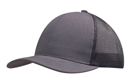 Headwear Brushed Cotton With Mesh Back Cap (4002)