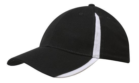 Headwear Brushed Heavy Cotton With Inserts On The Peak & Crown (4014)