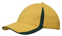 Headwear Brushed Heavy Cotton With Inserts On The Peak & Crown (4014)