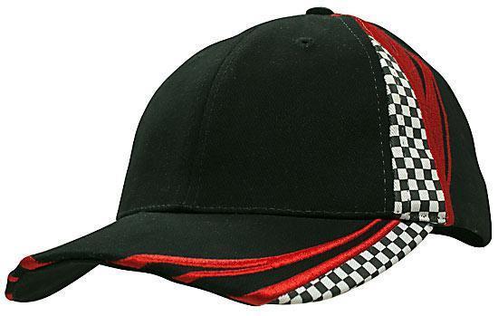 Headwear Brushed Heavy Cotton with Embroidery & Printed Checks (4083)