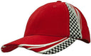 Headwear Brushed Heavy Cotton with Embroidery & Printed Checks (4083)