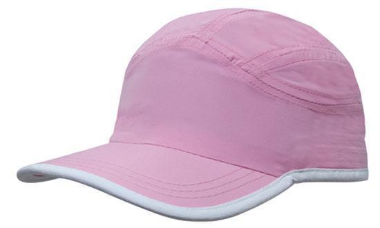 Headwear Microfibre Sports Cap With Trim On Edge Of Crown & Peak Cap (4094)