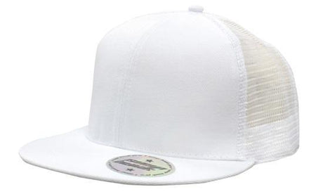 Headwear Premium American Twill With Mesh Back & Snap Back Pro Styling Cap (4138)