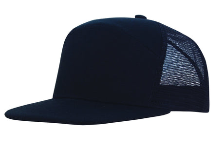 Headwear Premium American Twill A Frame Cap With Mesh Back (4154)