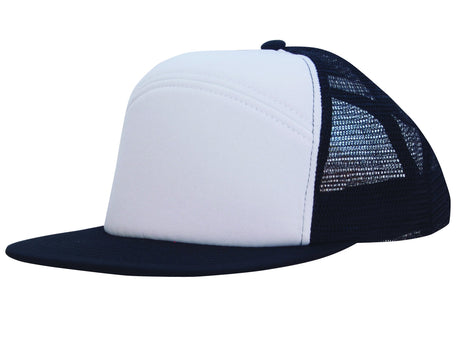 Headwear Foam Front A Frame Cap With Mesh Back (4159)