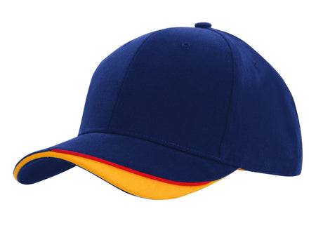 Headwear Brushed Heavy Cotton With Indented Peak (4167)