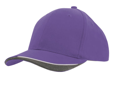 Headwear Brushed Heavy Cotton With Indented Peak (4167)