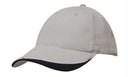 Headwear Brushed Heavy Cotton With Indented Peak (4167)