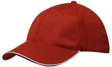 Headwear Double Pique Mesh With Open Sandwich Cap (4185)