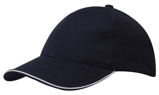 Headwear Double Pique Mesh With Open Sandwich Cap (4185)