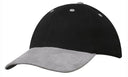 Headwear Brushed Heavy Cotton With Suede Peak Cap (4200)