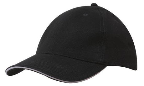 Headwear Brushed Heavy Cotton With Sandwich Trim (4210)