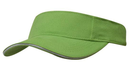 Headwear Brushed Heavy Cotton Visor Cap (4230)