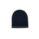 Roll Down Two Tone Acrylic Beanie - Toque Hat