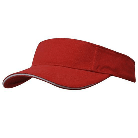 Headwear Brushed Heavy Cotton Visor Cap (4230)