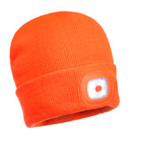 B029 Beanie LED Head Light USB Rechargeable - dixiesworkwear