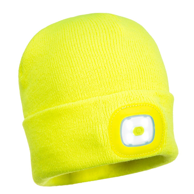 B029 Beanie LED Head Light USB Rechargeable - dixiesworkwear