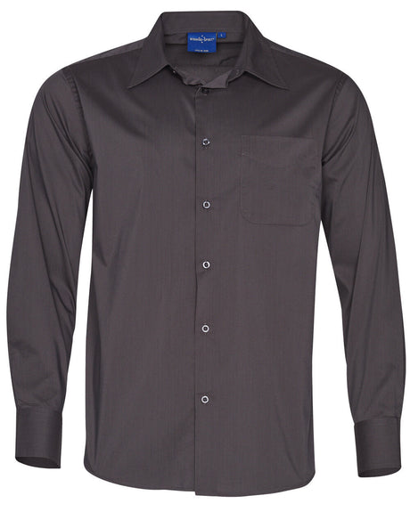 BS08L Men's Teflon Executive Long Sleeve Shirt