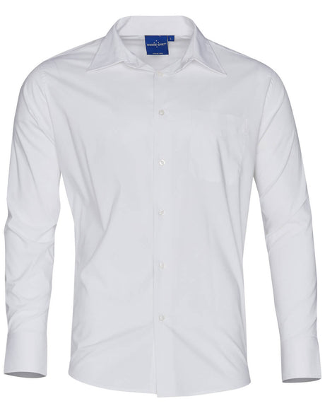 BS08L Men's Teflon Executive Long Sleeve Shirt