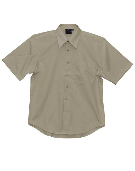 BS08S Men's Telfon Executive Short Sleeve Shirt