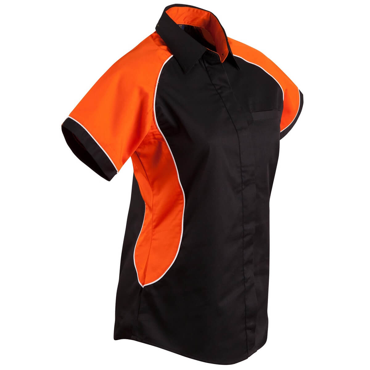 BS16 Ladies Arena Tri-Colour Contrast Shirt