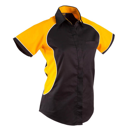 BS16 Ladies Arena Tri-Colour Contrast Shirt