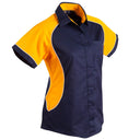 BS16 Ladies Arena Tri-Colour Contrast Shirt