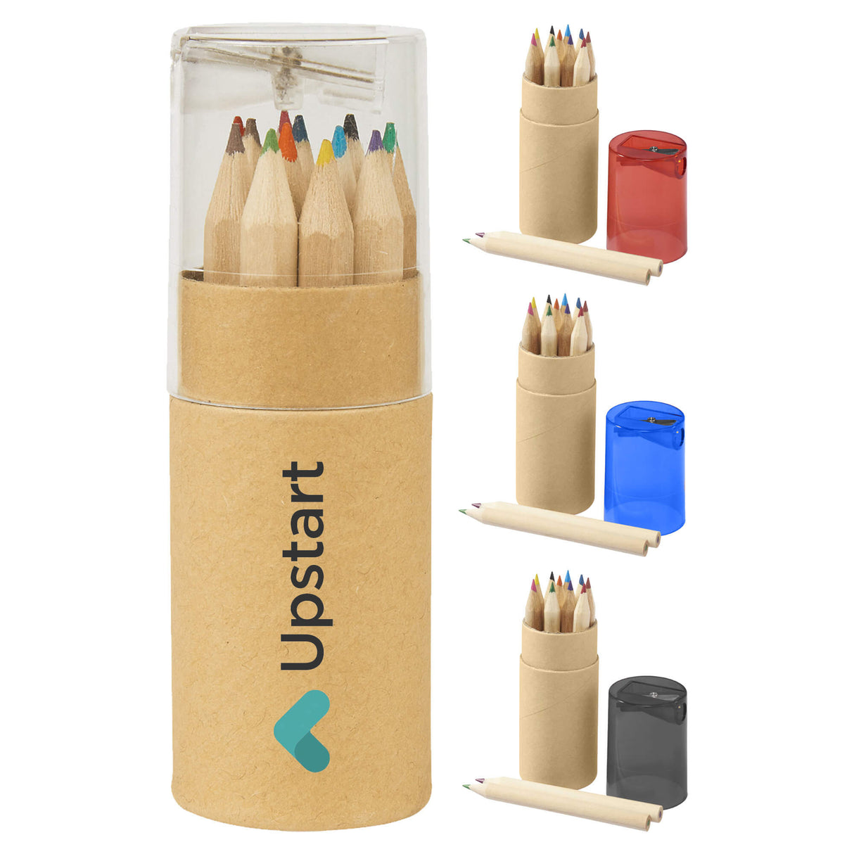 2 in 1 Colour Pencil Tube - Printed