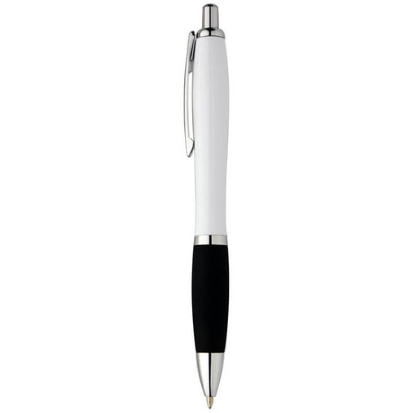 Cooper White Barrel Pen - Printed