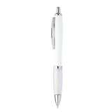 Cooper White Barrel Pen - Printed