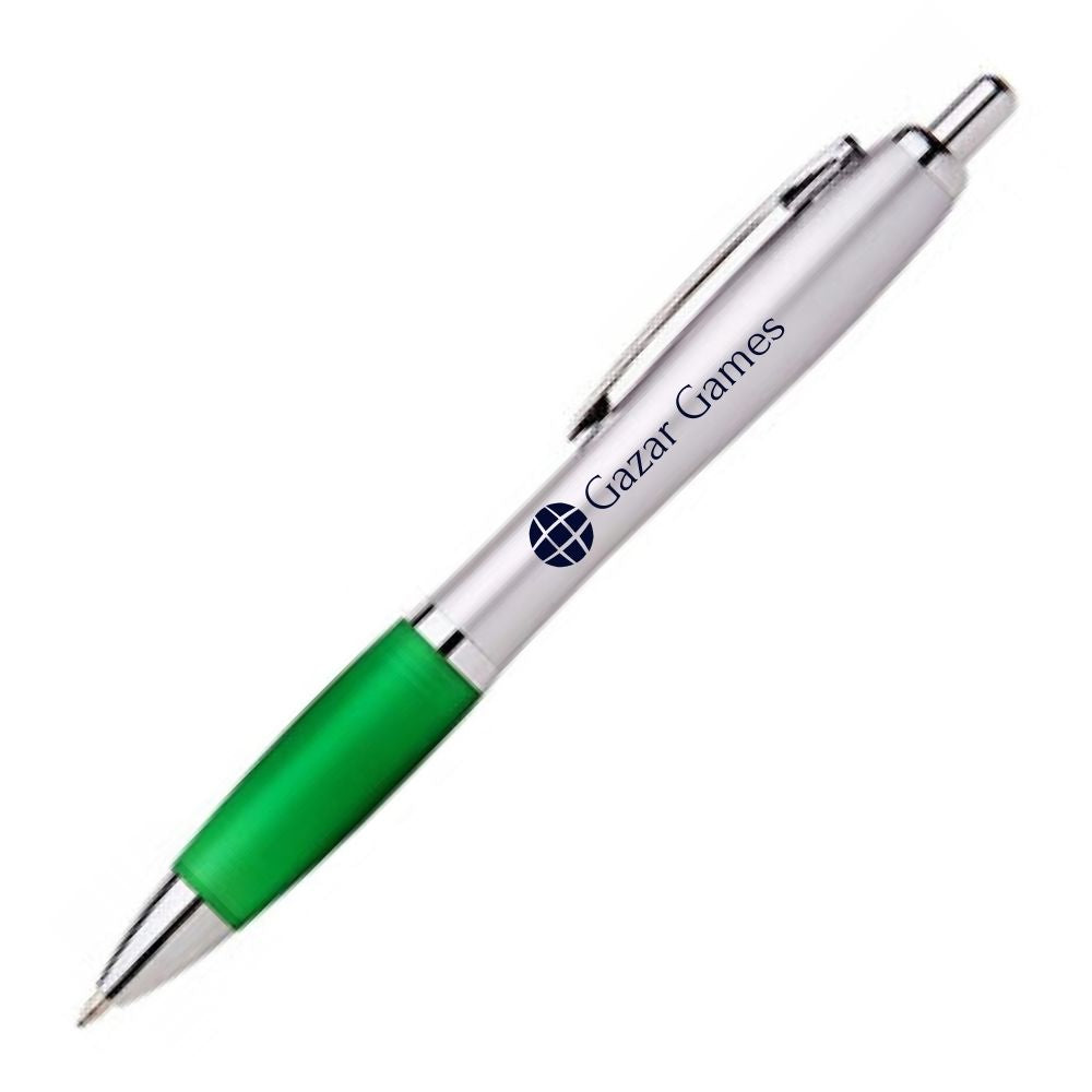 Stellar Silver Barrel Pen - Printed