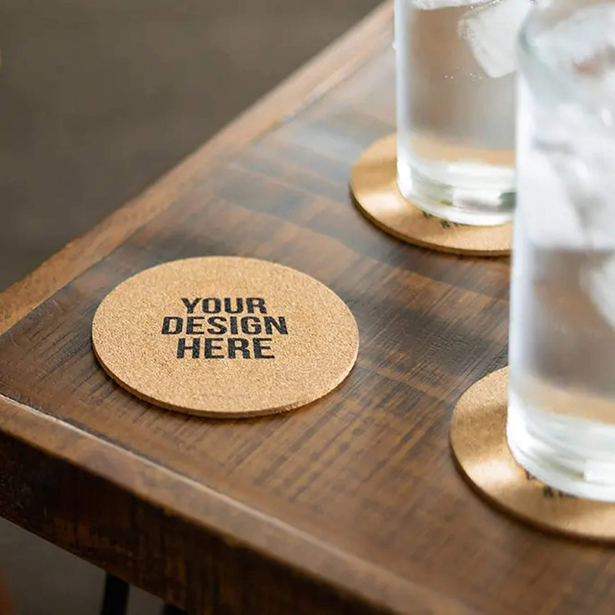 Vineyards Cork Coaster