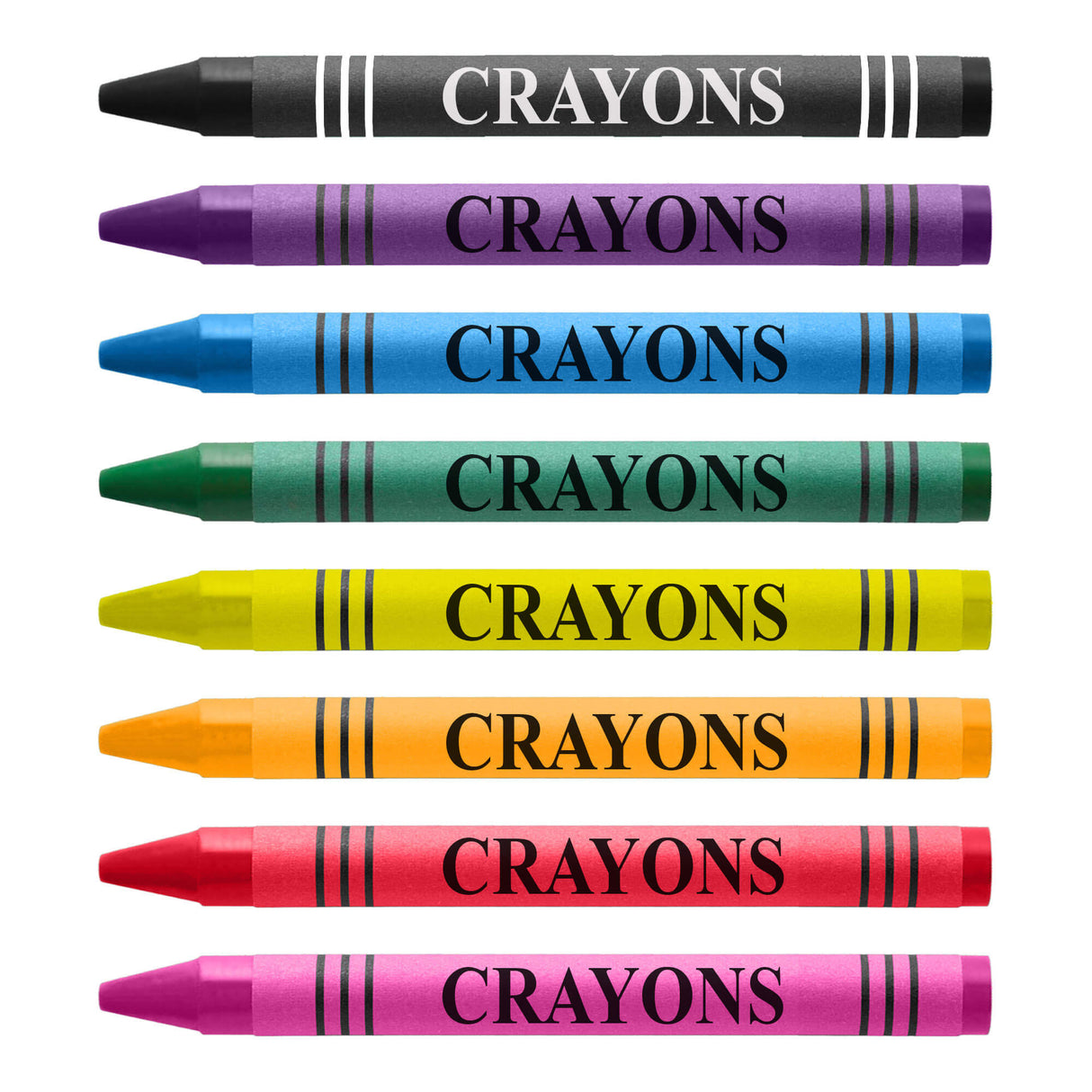 Vincent 8CT Crayon Set