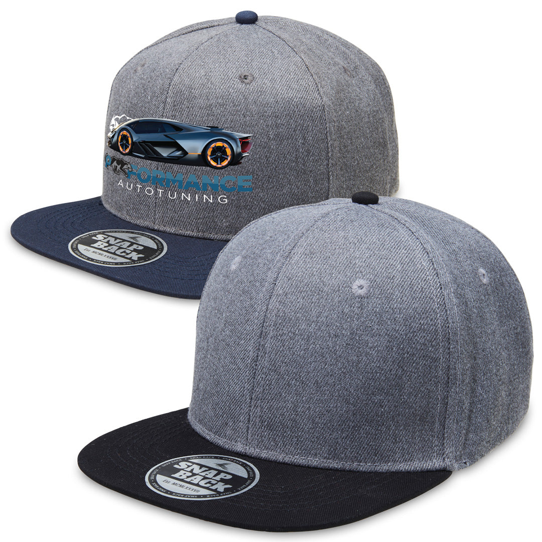 Heathered Snapback Cap