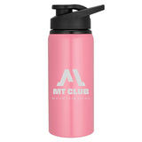 Aluminium Custom Sports Bottle w/ Flip Top Lid 600ml - Engraved