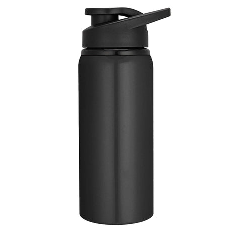 Aluminium Custom Sports Bottle w/ Flip Top Lid 600ml - Engraved