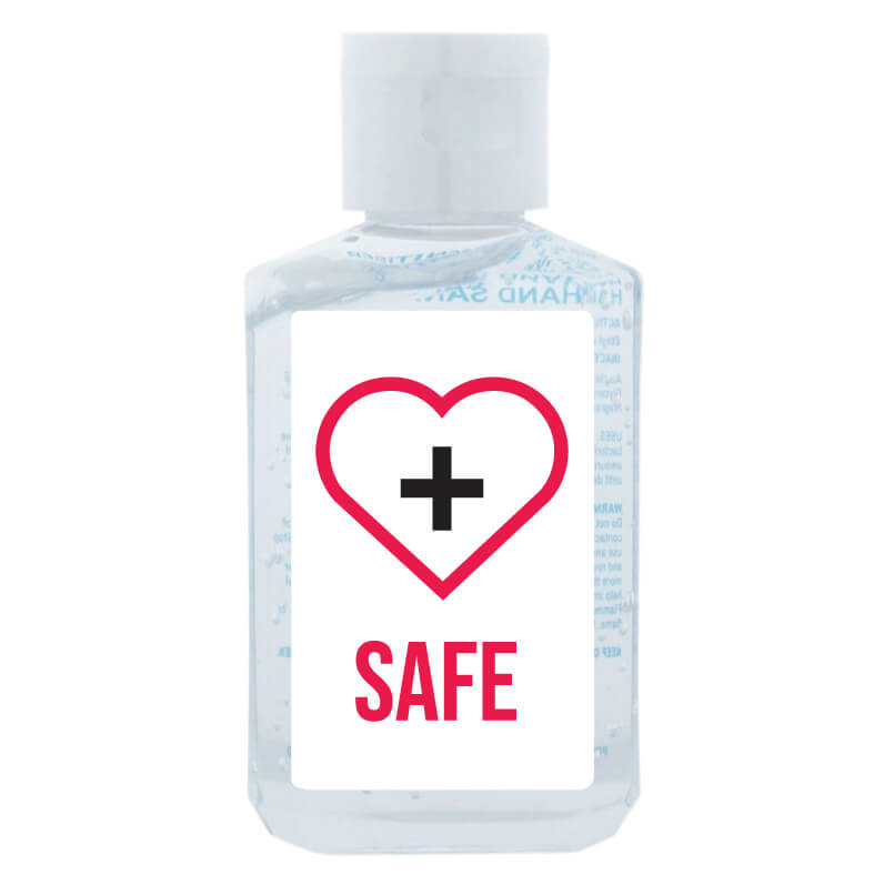 60ml Hand Sanitiser Gel - Printed