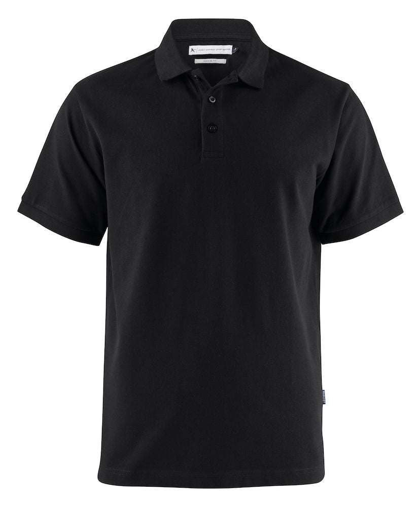 JH200 James Harvest Cotton Polo Mens - Embroidered