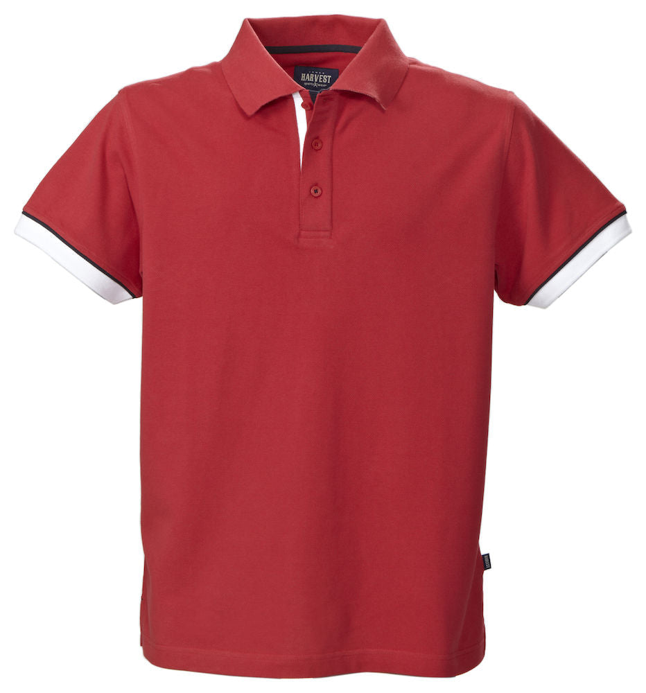 JH202S James Harvest Anderson Cotton Polos Mens - Embroidered