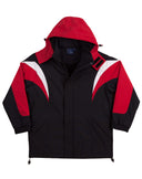 JK28 Bathurst Tri-Colour Jacket With Hood Unisex