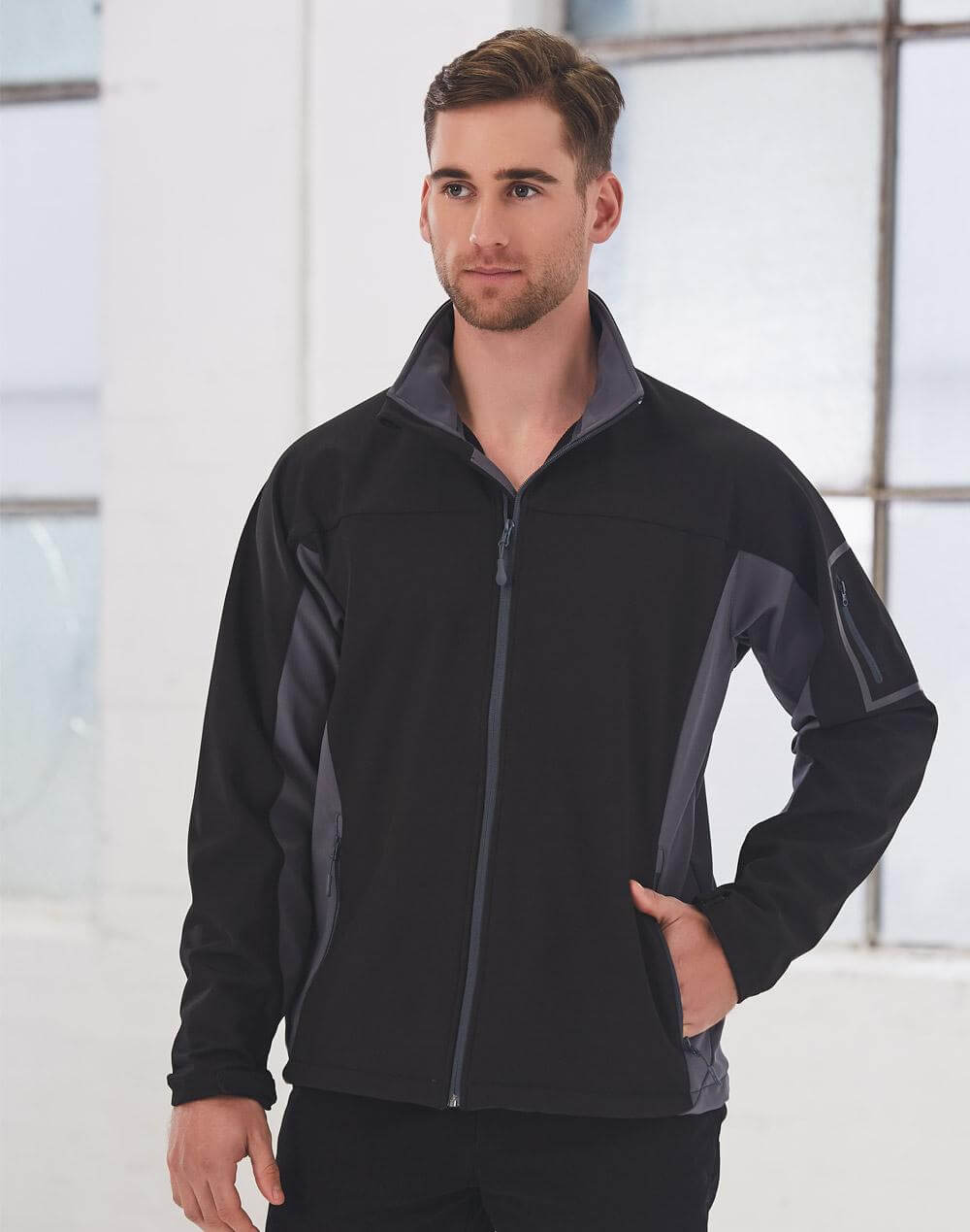 JK31 Whistler Softshell Contrast Jacket Men's